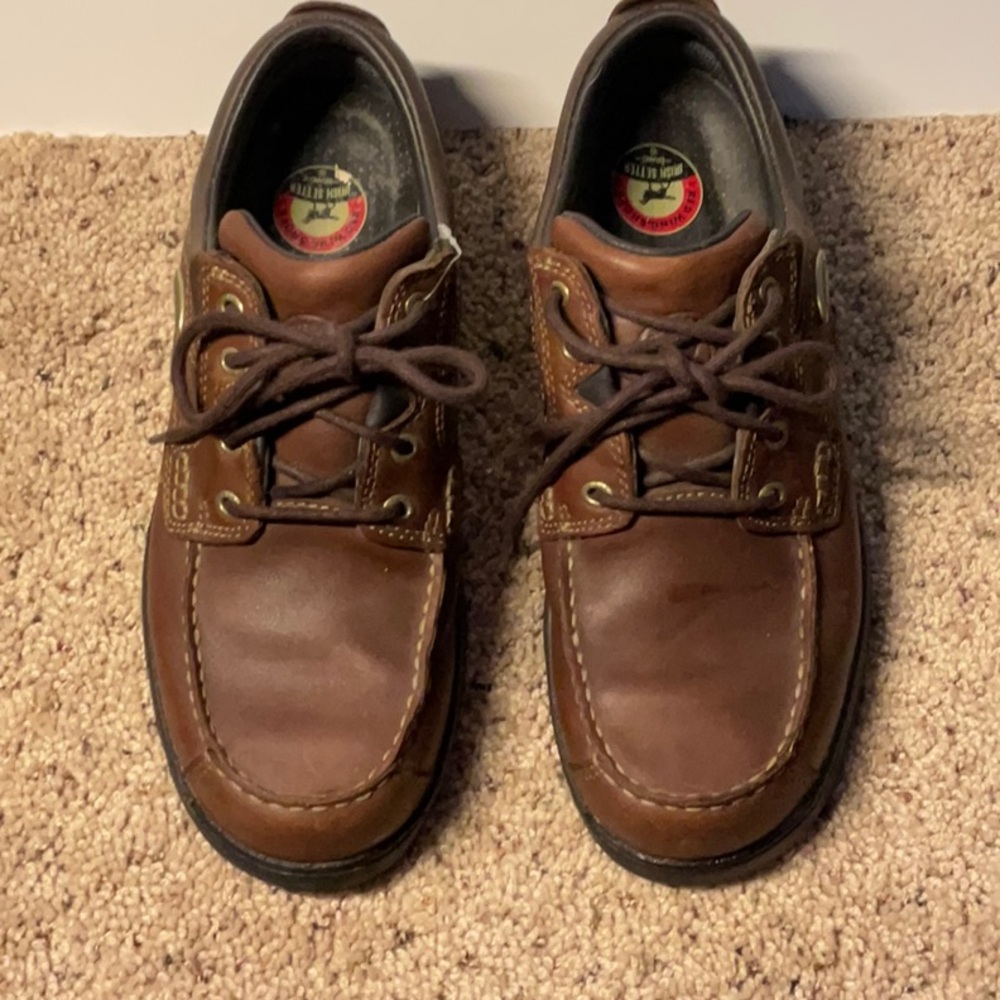 Men’s Irish setter work shoes. Lightly worn great condition Brown